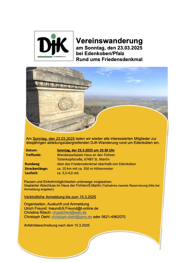 Vereinswanderung 2025