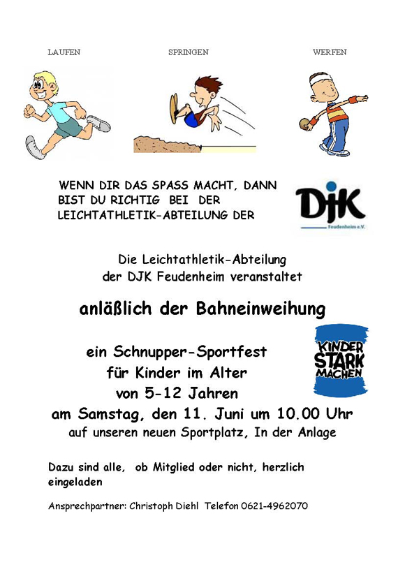 Schnupp-Sportfest für Kinder