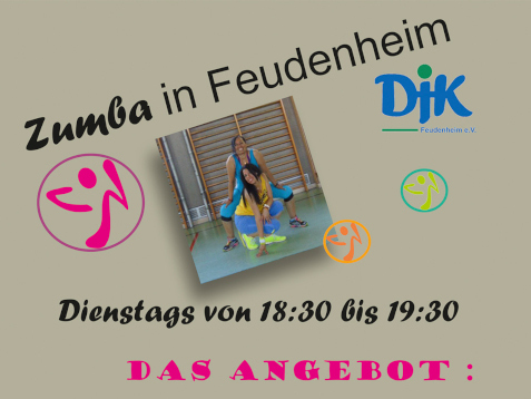 Zumba beim DJK Feudenheim!